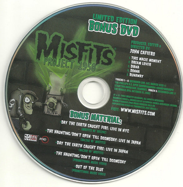 Misfits : Project 1950 (Gre + CD, Album + DVD-V, NTSC)