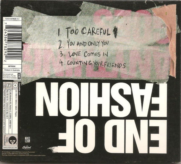 End Of Fashion : Too Careful (CD, EP, Copy Prot.)