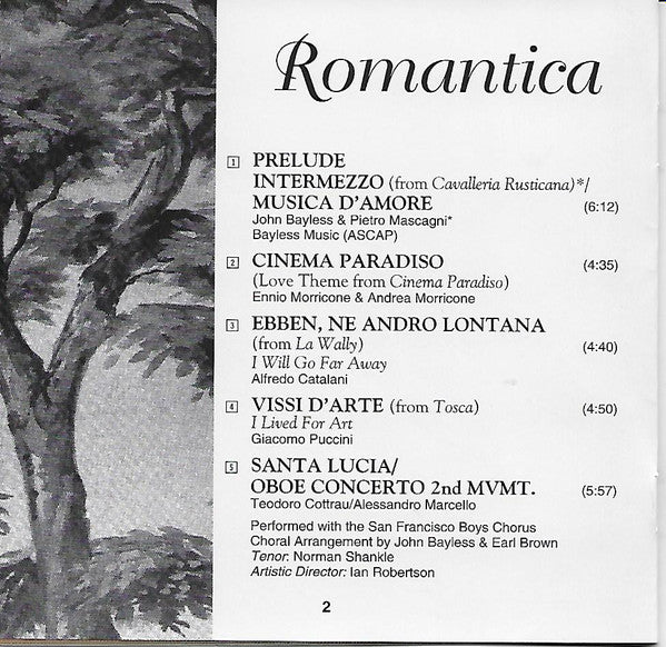 John Bayless : Romantica (CD, Album)