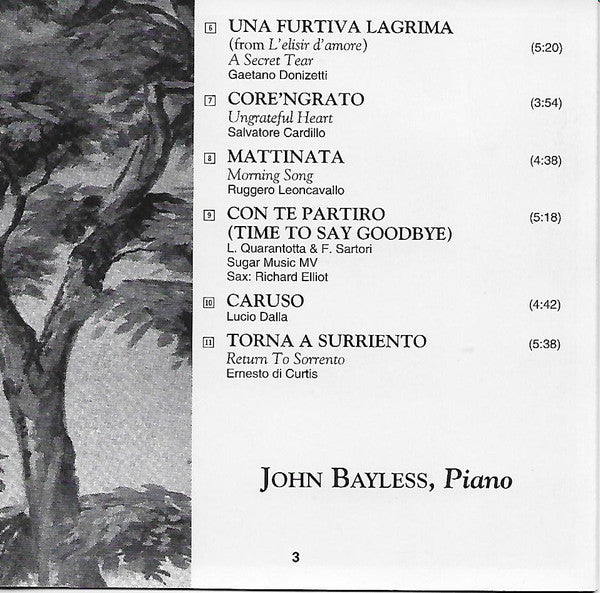 John Bayless : Romantica (CD, Album)