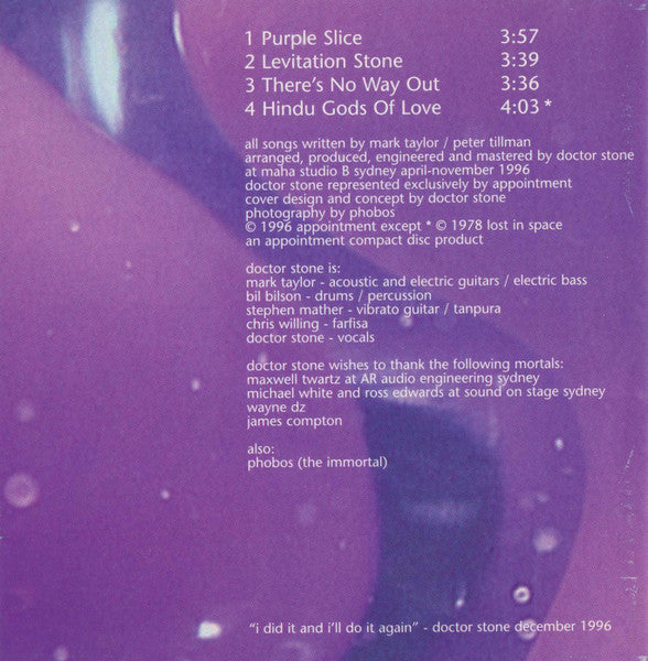 Doctor Stone : Purple Slice (CD, EP)