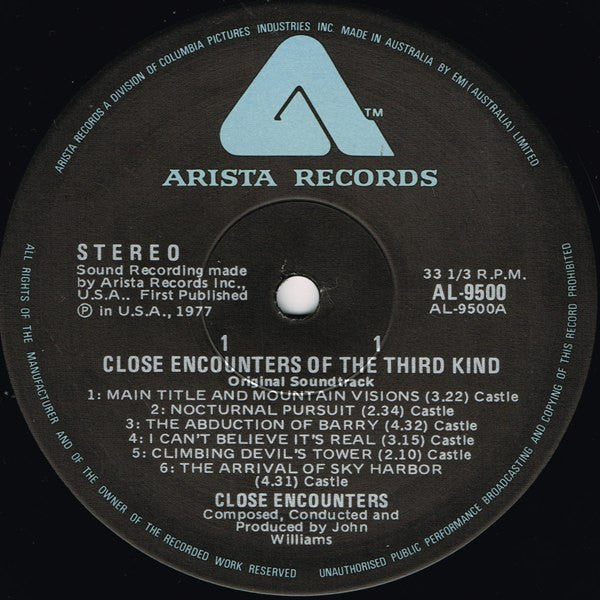 John Williams (4) : Close Encounters Of The Third Kind (Original Motion Picture Soundtrack) (LP, Album + 7", S/Sided)
