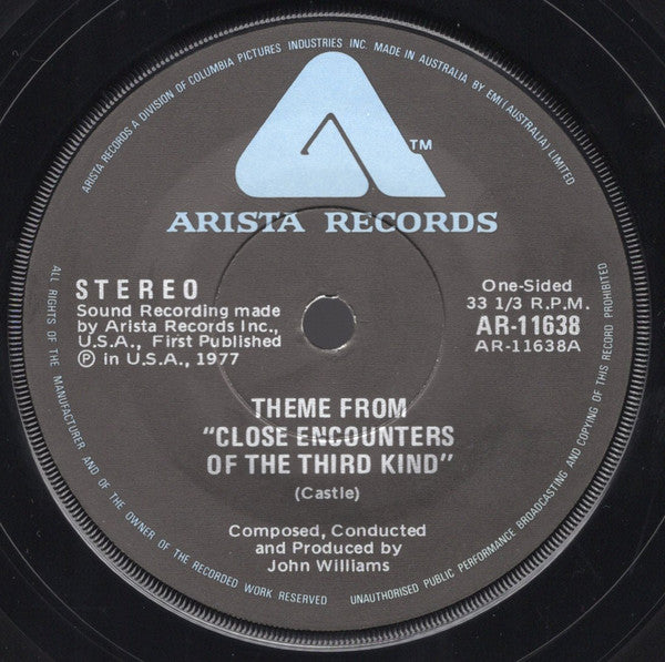 John Williams (4) : Close Encounters Of The Third Kind (Original Motion Picture Soundtrack) (LP, Album + 7", S/Sided)