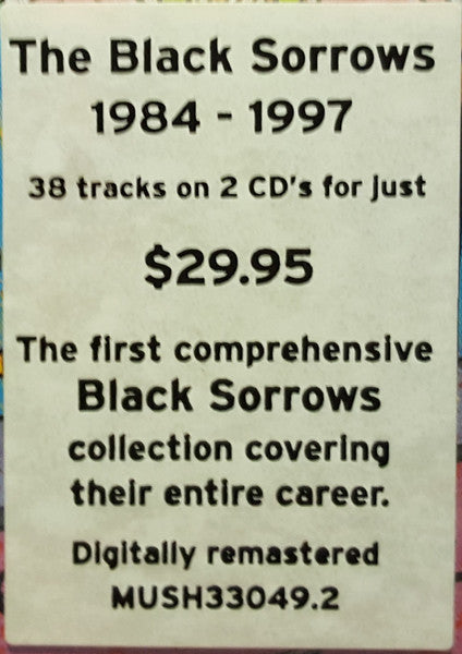 The Black Sorrows : The Very Best Of The Black Sorrows (2xCD, Comp, RM)