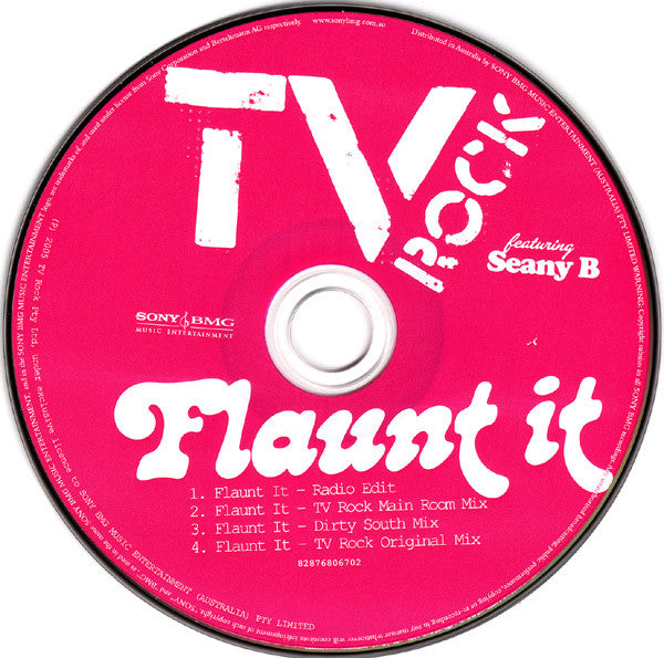 TV Rock Featuring Seany B : Flaunt It (CD, Maxi)