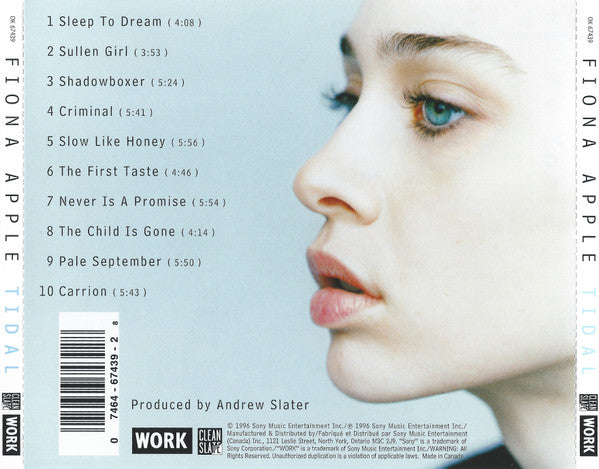 Fiona Apple : Tidal (CD, Album, Enh)