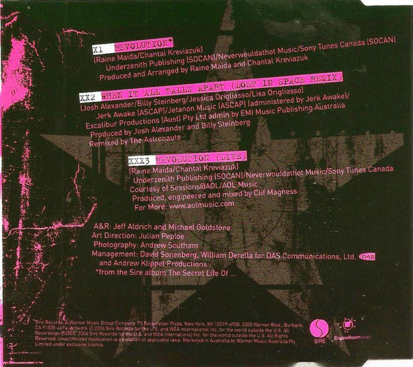 The Veronicas : Revolution (CD, Single)