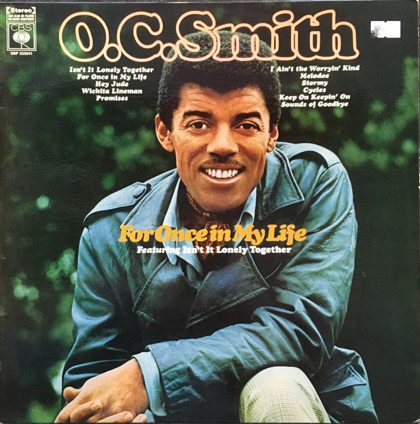 OC Smith : For Once In My Life (LP, Album)