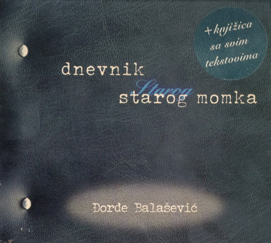 Đorđe Balašević : Dnevnik Starog Momka (CD, Album, Dig)