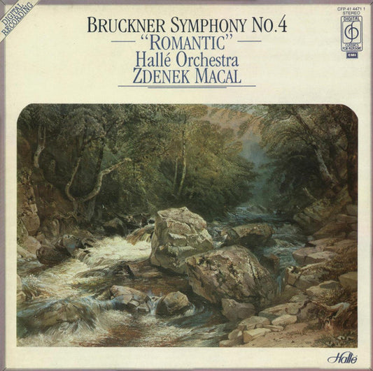 Anton Bruckner, Hallé Orchestra, Zdeněk Mácal : Symphony No.4 "Romantic" (LP)