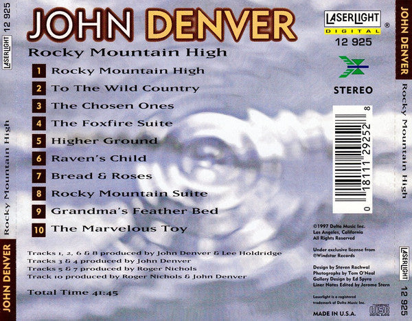 John Denver : Rocky Mountain High (CD, Comp)
