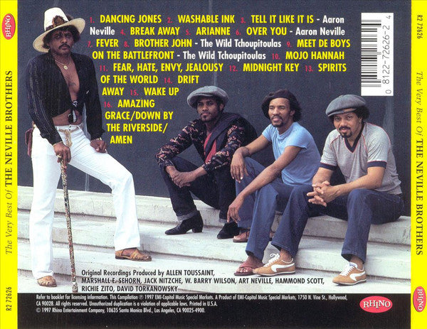 The Neville Brothers : The Very Best Of The Neville Brothers (CD, Comp)