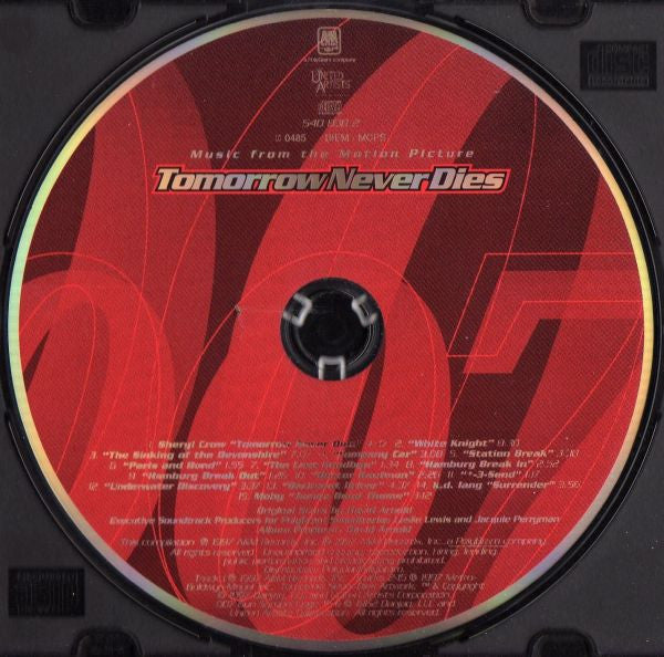 David Arnold : Tomorrow Never Dies (Music From The Motion Picture) (CD, Album, Comp)