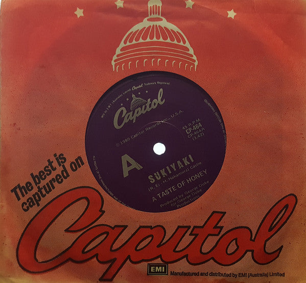 A Taste Of Honey : Sukiyaki (7", Single)