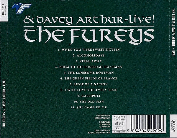 The Fureys & Davey Arthur : Live! (CD, Comp)