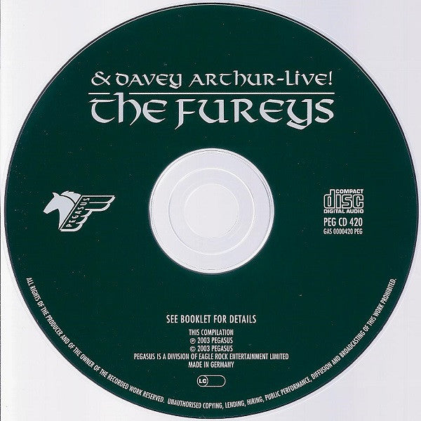 The Fureys & Davey Arthur : Live! (CD, Comp)