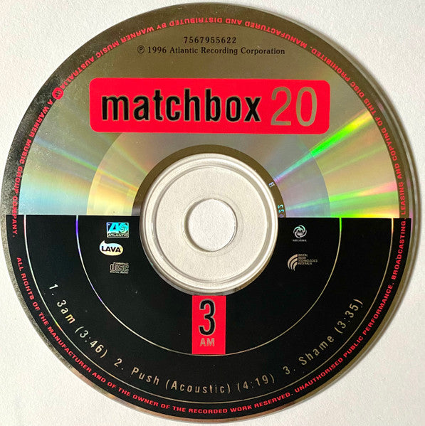 Matchbox 20* : 3 AM (CD, Single, Car)