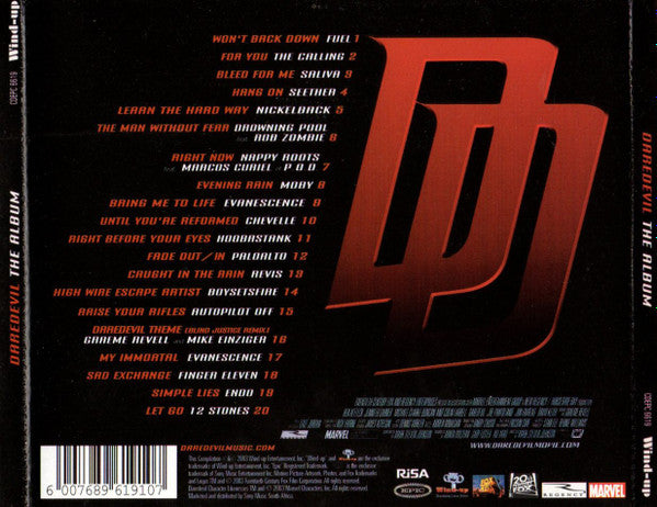 Various : DareDevil: The Album (CD, Comp)