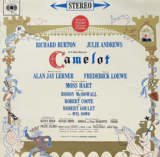 Alan Jay Lerner, Frederick Loewe / Julie Andrews, Richard Burton (2) : Camelot (Original Broadway Cast) (LP, Album)