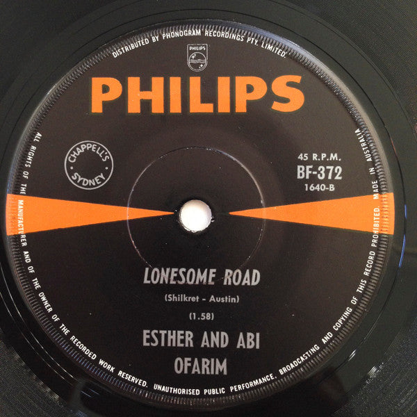 Esther & Abi Ofarim : Cinderella Rockefella (7", Single)