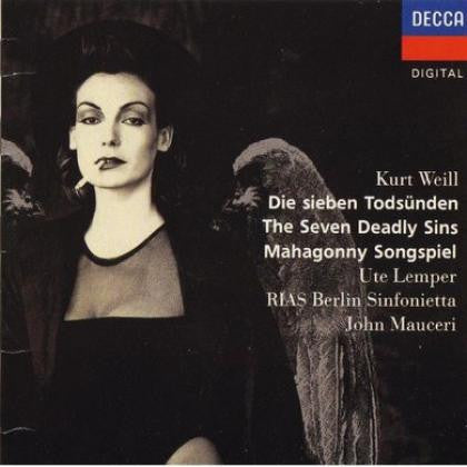 Kurt Weill - Ute Lemper, RIAS Berlin Sinfonietta*, John Mauceri : Die Sieben Todsünden = The Seven Deadly Sins / Mahagonny Songspiel (CD, Album + Box)