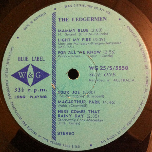 The Ledgermen : Rhythm Of Life (LP, Album)