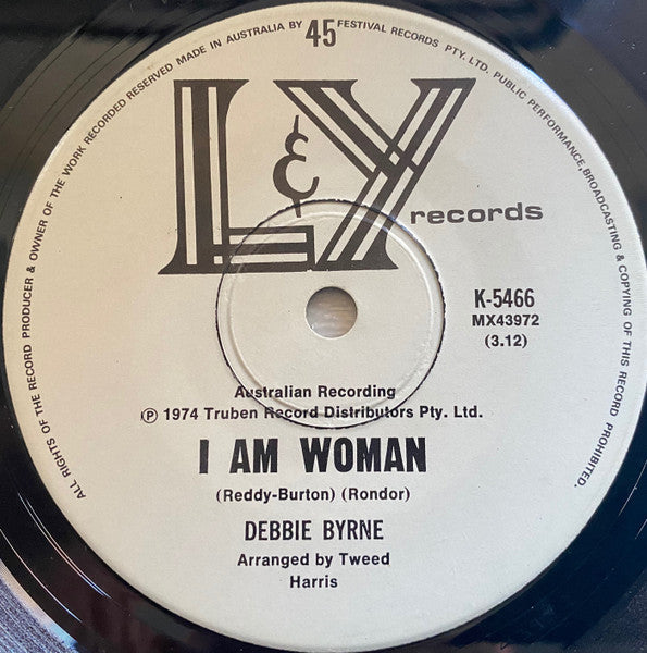Debra Byrne : He's A Rebel (7", Single)