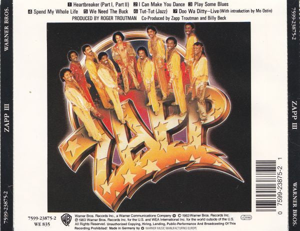 Zapp : Zapp III (CD, Album)