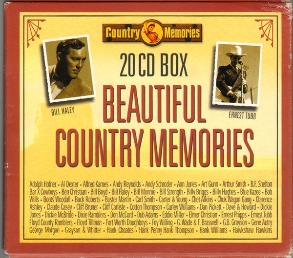 Various : Beautiful Country Memories (20xCD, Comp, RM + Box)
