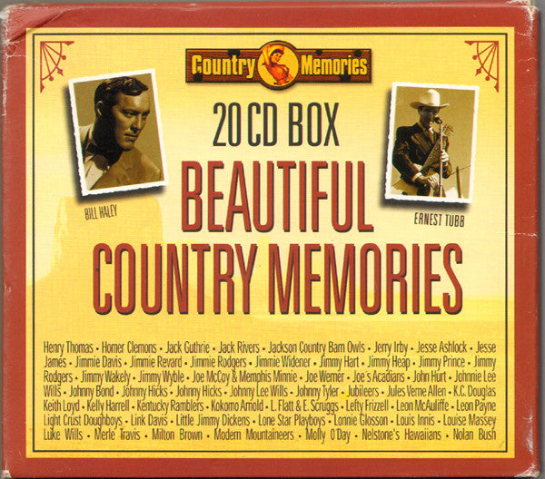 Various : Beautiful Country Memories (20xCD, Comp, RM + Box)