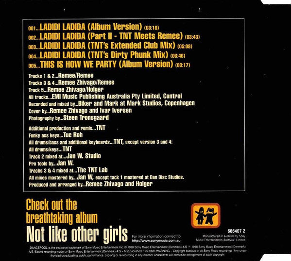 S.O.A.P. : Ladidi Ladida (CD, Maxi)