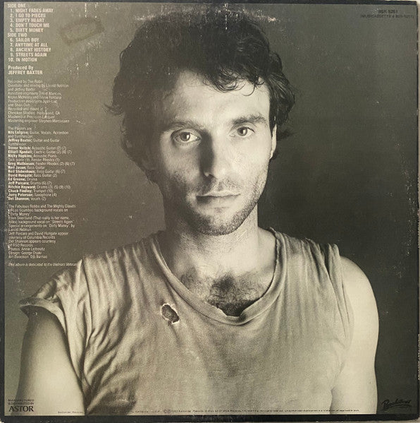 Nils Lofgren : Night Fades Away (LP, Album)