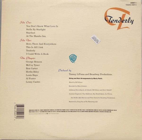 George Benson : Tenderly (LP, Album)