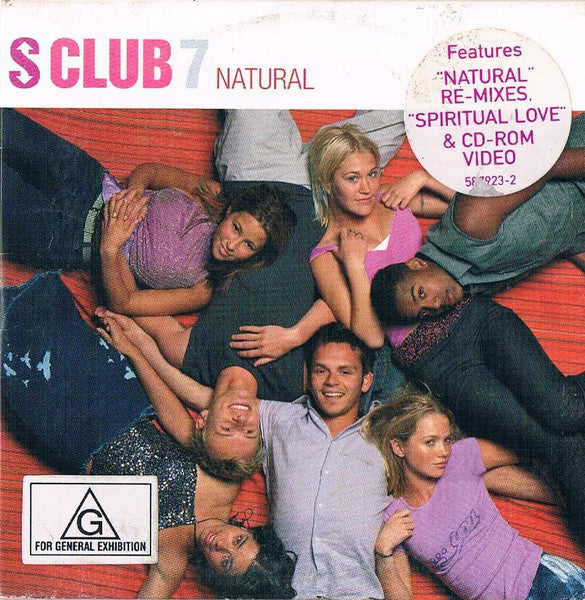 S Club 7 : Natural (CD, Single, Enh, Car)