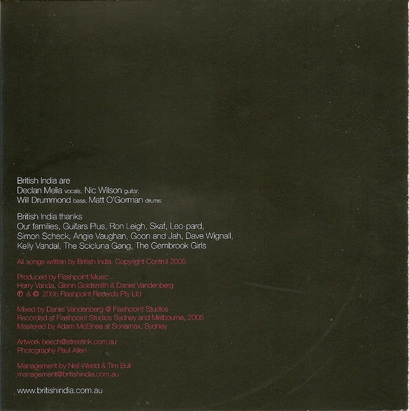 British India : Counter Culture (CD, EP)