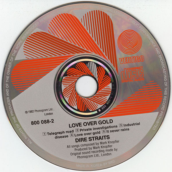 Dire Straits : Love Over Gold (CD, Album, RE)