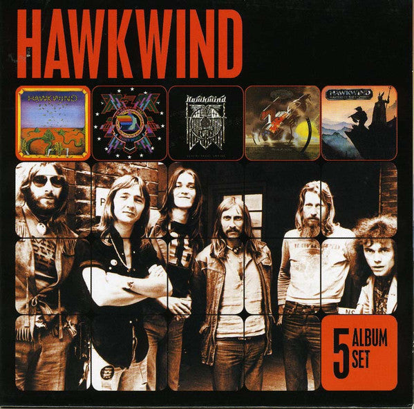 Hawkwind : 5 Album Set (CD, Album, RE, RM + CD, Album, RE, RM + CD, Album,)