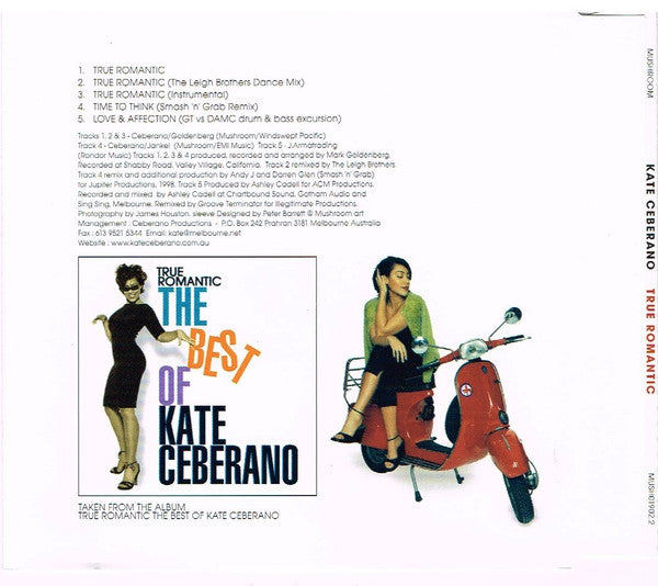 Kate Ceberano : True Romantic  (CD, Single, Sli)