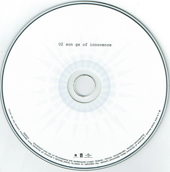 U2 : Songs Of Innocence (CD, Album)