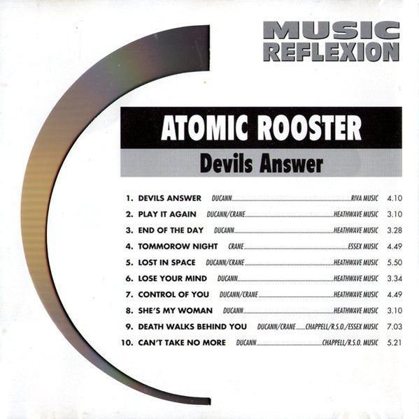 Atomic Rooster : Devils Answer (CD, Comp)