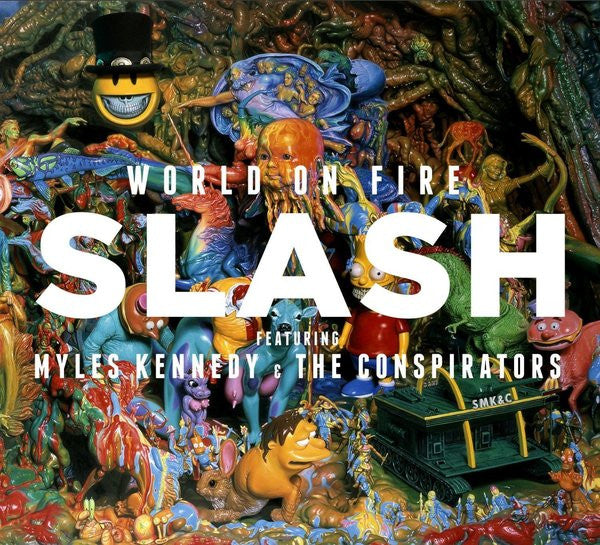 Slash (3) Featuring Myles Kennedy And The Conspirators : World On Fire (CD, Album, Gat)