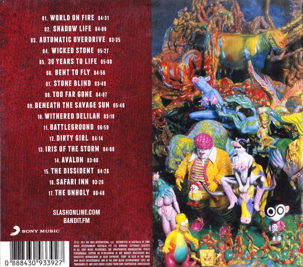 Slash (3) Featuring Myles Kennedy And The Conspirators : World On Fire (CD, Album, Gat)