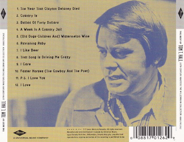 Tom T. Hall : The Best Of Tom T. Hall (CD, Comp)