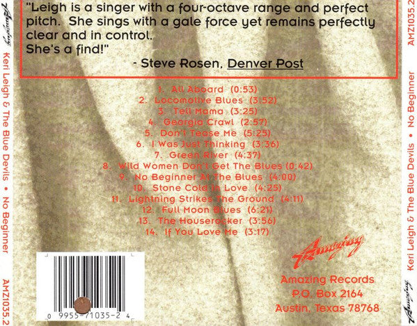Keri Leigh & The Blue Devils : No Beginner (CD, Album)