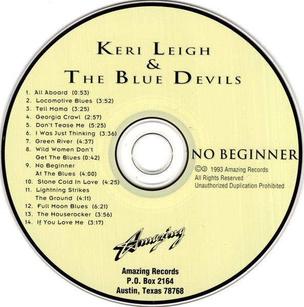 Keri Leigh & The Blue Devils : No Beginner (CD, Album)