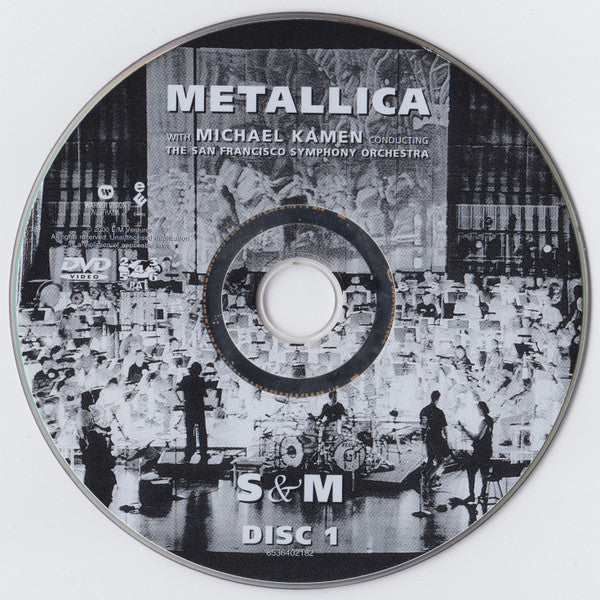 Metallica With Michael Kamen Conducting The San Francisco Symphony Orchestra* : S&M (2xDVD-V, Copy Prot., Multichannel, PAL)