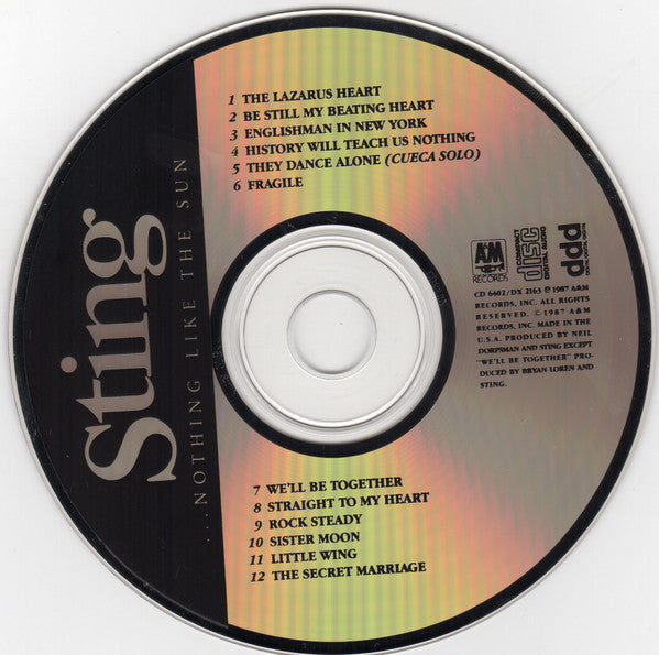 Buy Sting : Nothing Like The Sun (CD, Album, Den) Online for a