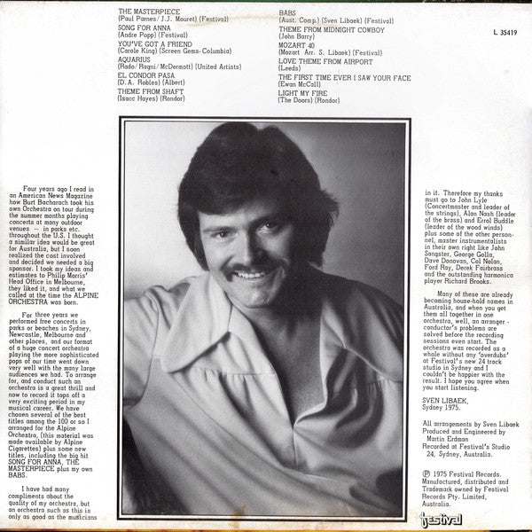 The Sven Libaek Concert Orchestra* : Sven Libaek Conducts His 38 Piece Orchestra (LP)