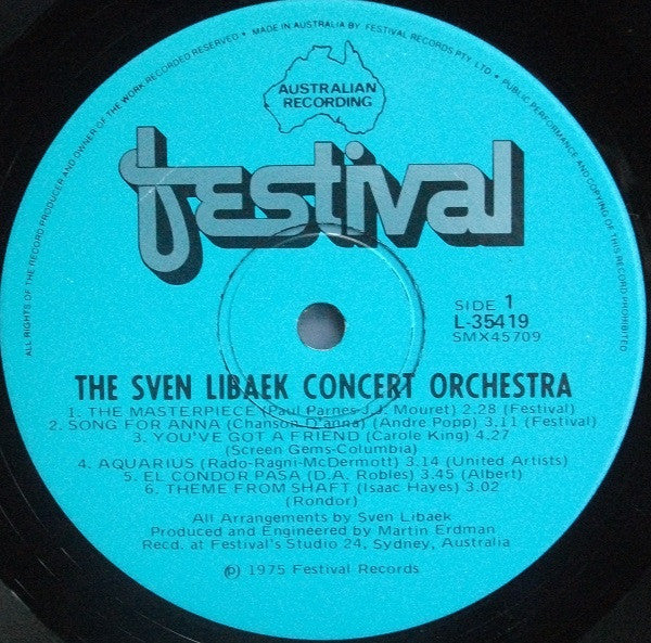 The Sven Libaek Concert Orchestra* : Sven Libaek Conducts His 38 Piece Orchestra (LP)