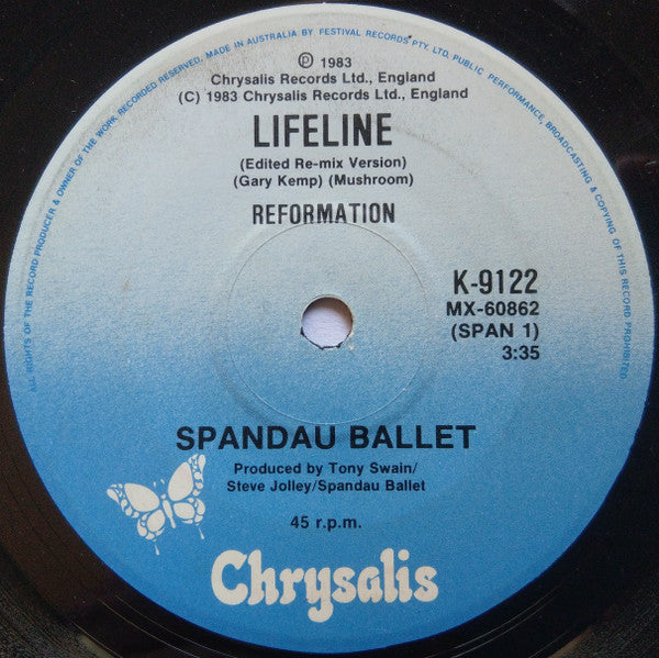 Spandau Ballet : True (7", Single)